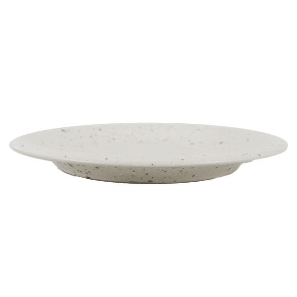 pomax BOSQUE - dinerbord - steengoed - DIA 28 x H 3 cm - wit