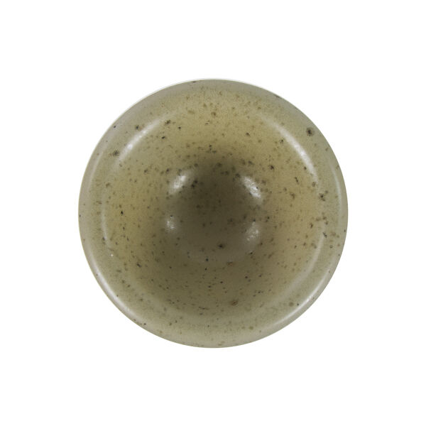 Pomax BOSQUE - Ontbijtkom - Steengoed - DIA 17 X H 6 Cm - Olijfgroen