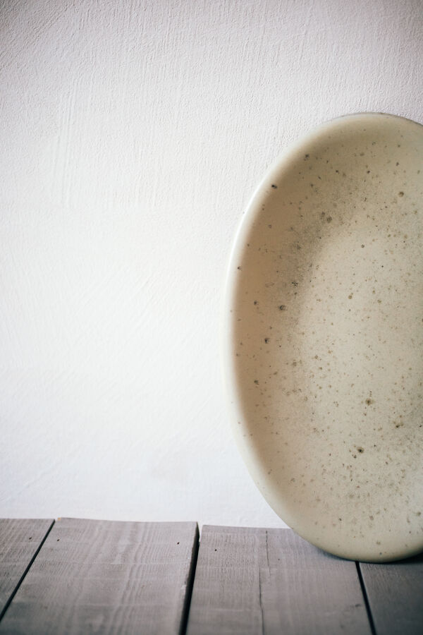 Pomax BOSQUE - Presentatiebord - Steengoed - L 40 X W 27 X H 4 Cm - Olijfgroen