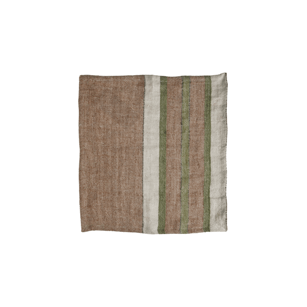 pomax BRUNELLO - servet - linnen - L 40 x W 40 cm - mix van kleuren pomax BRUNELLO - servet - linnen - L 40 x W 40 cm - mix van kleuren