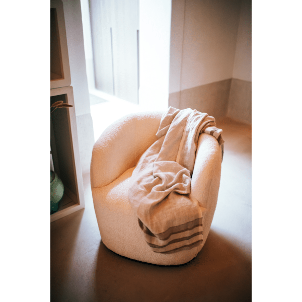 Pomax BRUNELLO - Tafelkleed / Plaid - Linnen - L 170 X W 130 Cm - Mix Van Kleuren