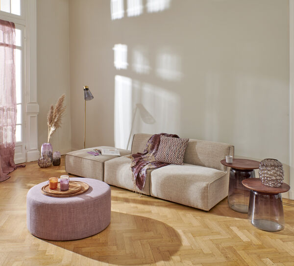 Pomax BURRASCA - Plaid - Acryl / Polyester - L 150 X W 125 Cm - Vijg