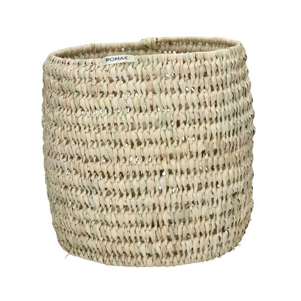Pomax CAMPO - Set/3 Manden - Palm Blad / Riet - DIA 20/25/30 X H 20/25/30 Cm - Naturel