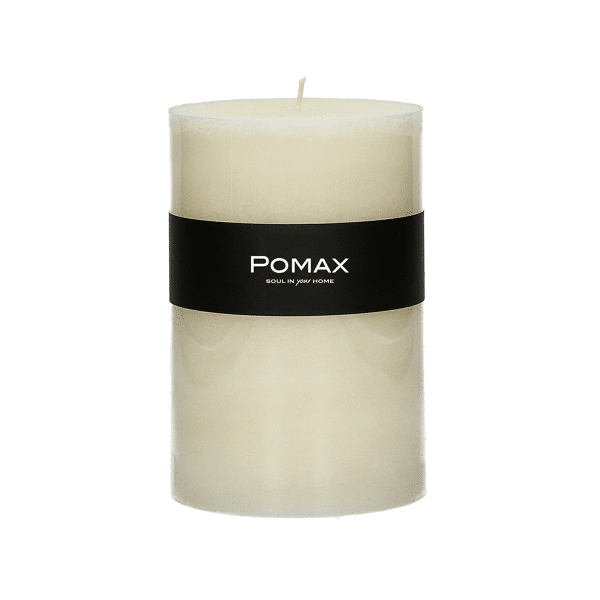 pomax CANDLE - kaars - paraffine wax - DIA 10 x H 15 cm - ivoor