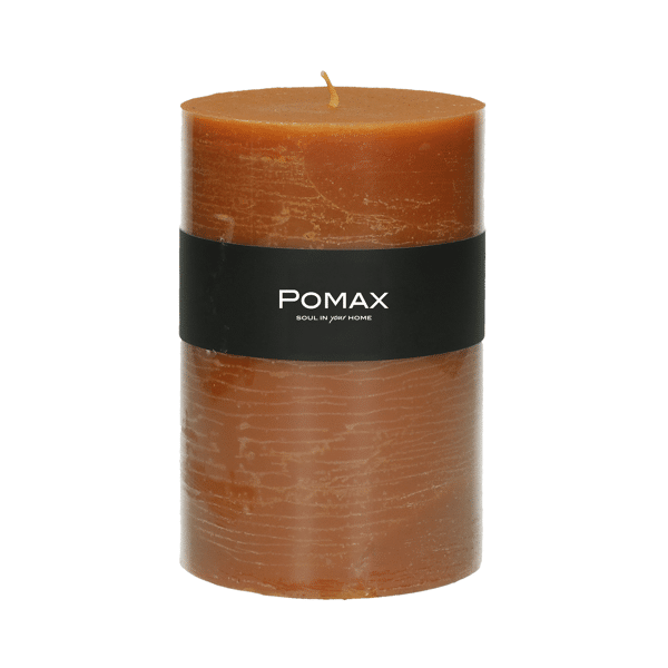 pomax CANDLE - kaars - paraffine wax - DIA 10 x H 15 cm - roest