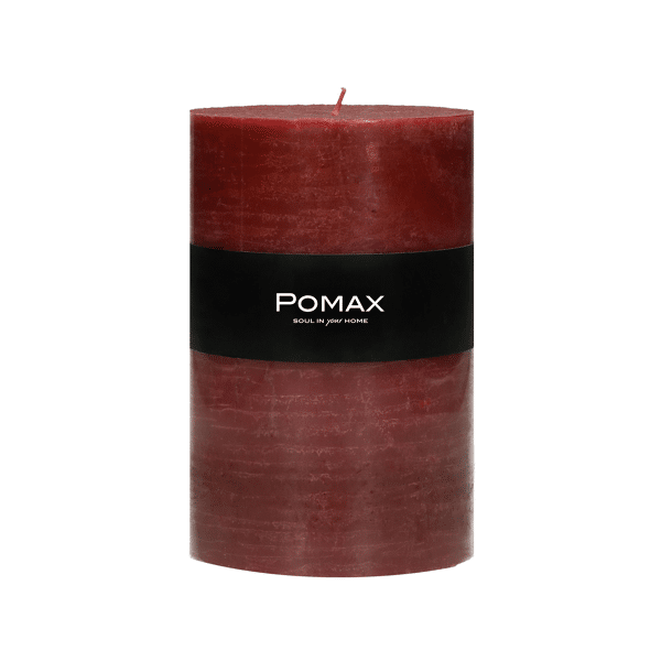 pomax CANDLE - kaars - paraffine wax - DIA 10 x H 15 cm - terracotta