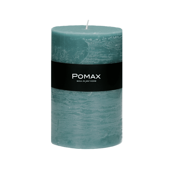 pomax CANDLE - kaars - paraffine wax - DIA 10 x H 15 cm - wintergroen