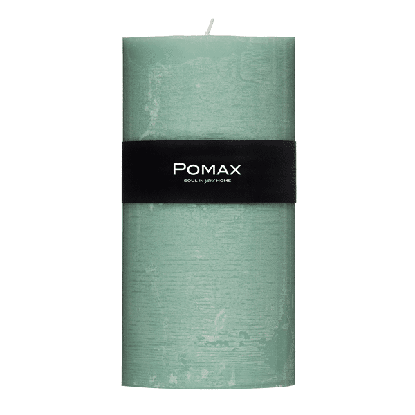 pomax CANDLE - kaars - paraffine wax - DIA 10 x H 20 cm - licht aqua pomax CANDLE - kaars - paraffine wax - DIA 10 x H 20 cm - licht aqua