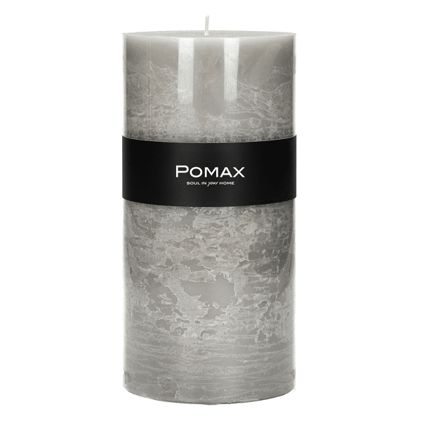 pomax CANDLE - kaars - paraffine wax - DIA 10 x H 20 cm - linnen
