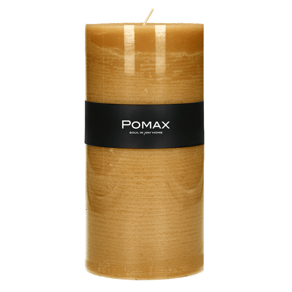 pomax CANDLE - kaars - paraffine wax - DIA 10 x H 20 cm - zon pomax CANDLE - kaars - paraffine wax - DIA 10 x H 20 cm - zon