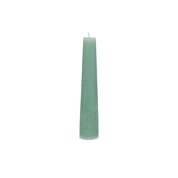 pomax CANDLE - kaars - paraffine wax - DIA 4 x H 20 cm - licht aqua