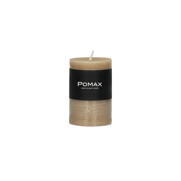 pomax CANDLE - kaars - paraffine wax - DIA 5 x H 8 cm - honing