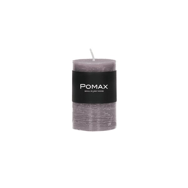 pomax CANDLE - kaars - paraffine wax - DIA 5 x H 8 cm - lavendel