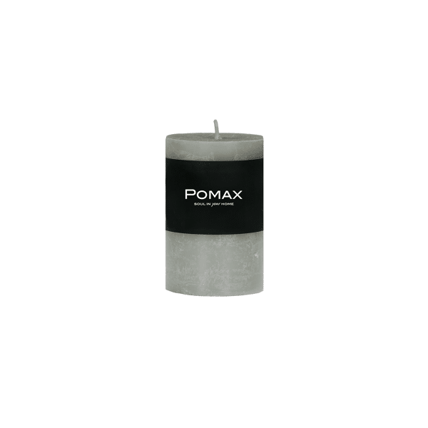 pomax CANDLE - kaars - paraffine wax - DIA 5 x H 8 cm - linnen