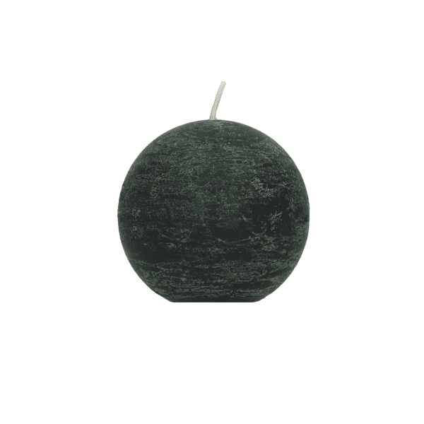 pomax CANDLE - kaars - paraffine wax - DIA 6 cm - donkergroen