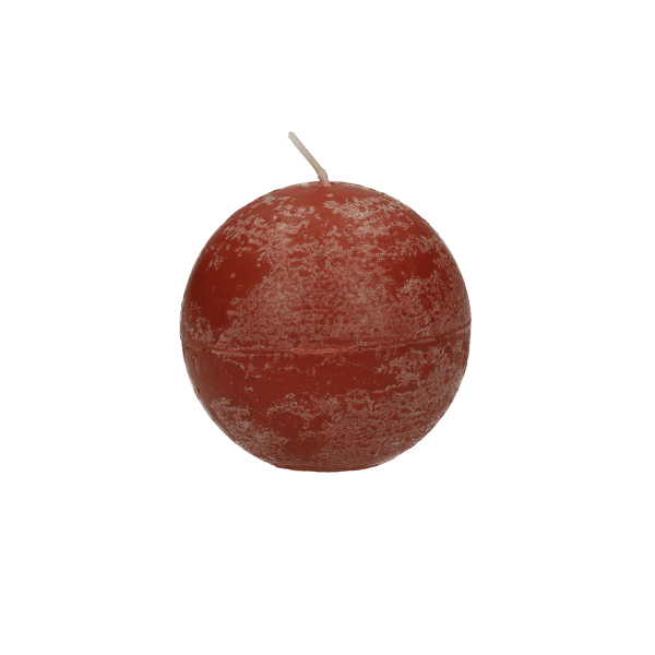 pomax CANDLE - kaars - paraffine wax - DIA 6 cm - terracotta