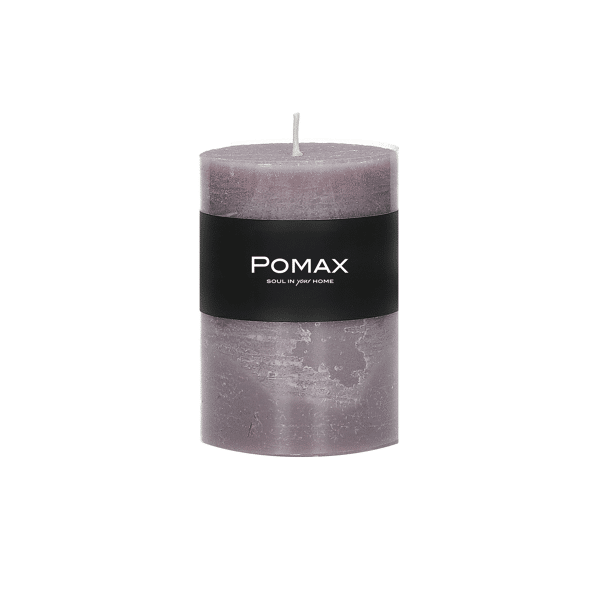 pomax CANDLE - kaars - paraffine wax - DIA 7 x H 10 cm - lavendel