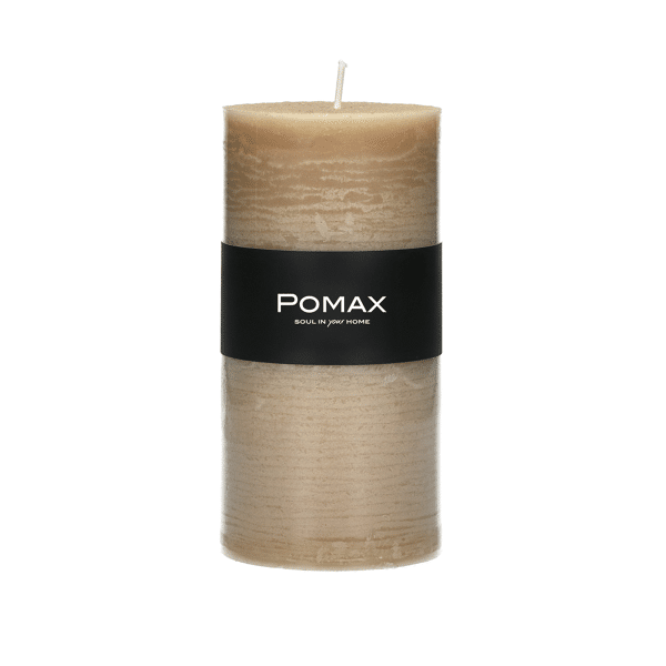 pomax CANDLE - kaars - paraffine wax - DIA 7 x H 14 cm - honing