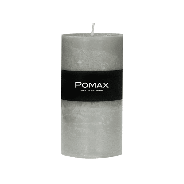 pomax CANDLE - kaars - paraffine wax - DIA 7 x H 14 cm - linnen