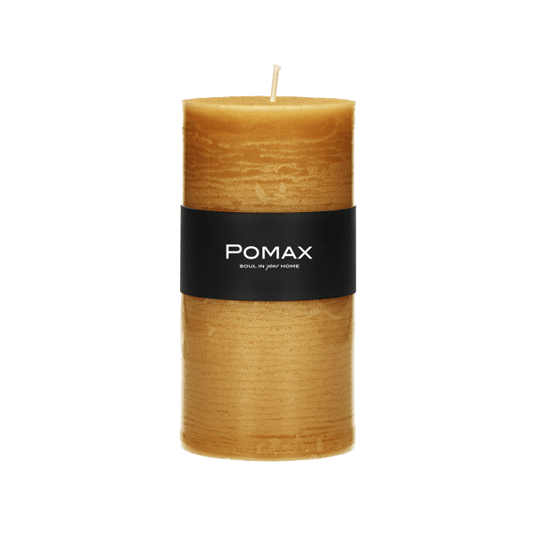 pomax CANDLE - kaars - paraffine wax - DIA 7 x H 14 cm - zon