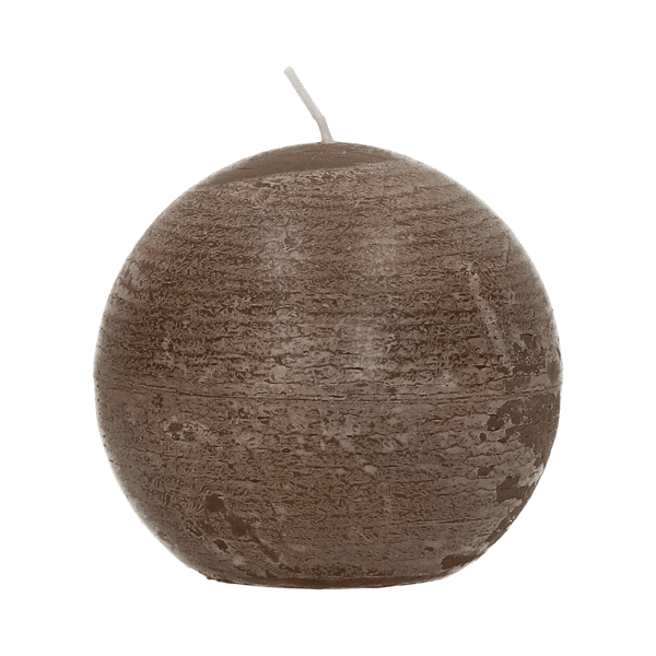 pomax CANDLE - kaars - paraffine wax - DIA 9 cm - hazelnoot