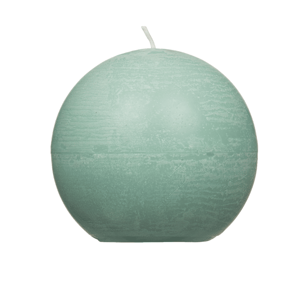 pomax CANDLE - kaars - paraffine wax - DIA 9 cm - licht aqua