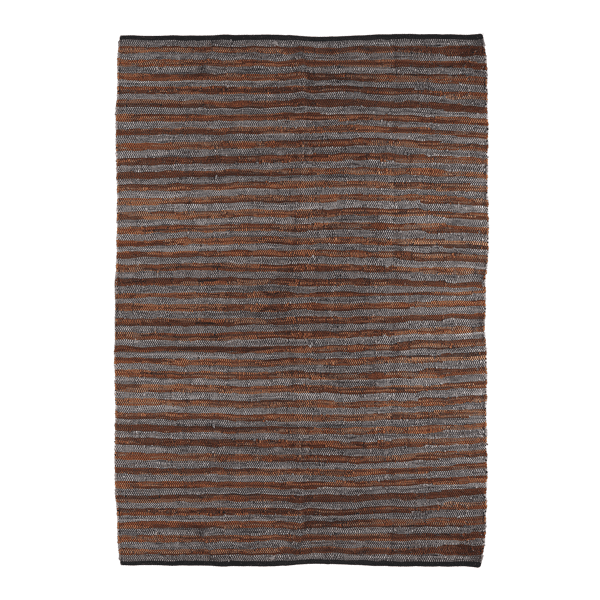 pomax CEYLON - tapijt - gerecycleerd leder - L 240 x W 180 cm - veelkleurig