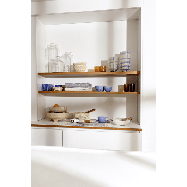 Pomax COMM - Schotel - Paulownia Hout - DIA 28 X H 10 Cm - Naturel