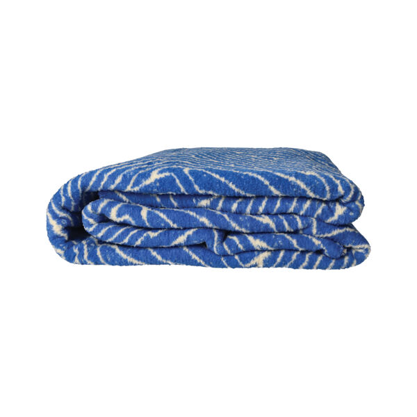 Pomax CORFINO - Deken - Katoen / Acryl - L 200 X W 150 Cm - Blauw