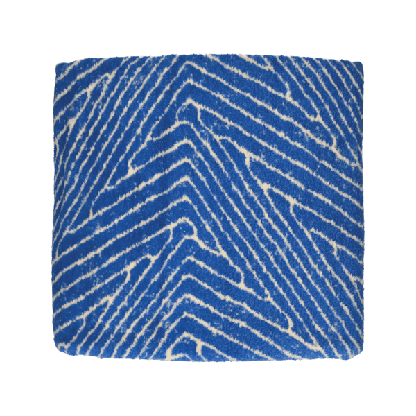 pomax CORFINO - deken - katoen / acryl - L 200 x W 150 cm - blauw