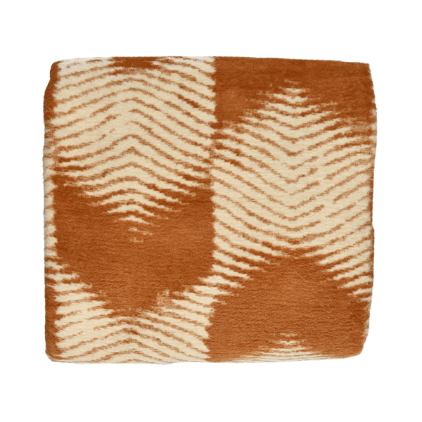 pomax CORFINO - deken - katoen / acryl - L 200 x W 150 cm - roest