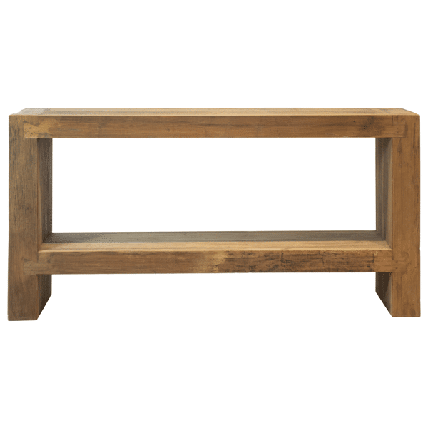 pomax CORSICA - console - gerecycleerd hout - L 180 x W 38 x H 90 cm - naturel