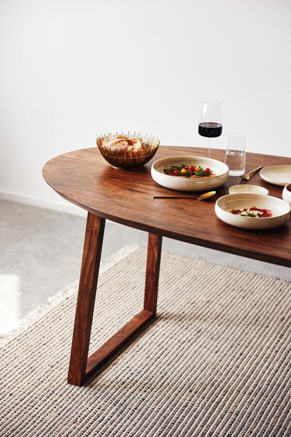 Pomax DAISY - Tapijt - Jute / Wol - L 240 X W 180 Cm - Houtskool