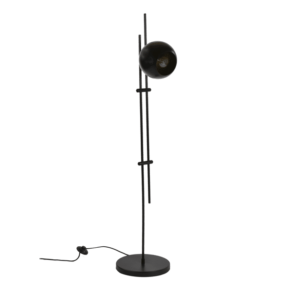 pomax DEPOT - vloerlamp - metaal - DIA 18 x H 147 cm - zwart