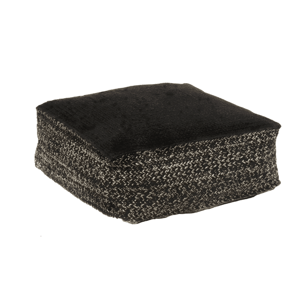 pomax EARTH - vloerkussen - jute - L 60 x W 60 x H 20 cm - bruin