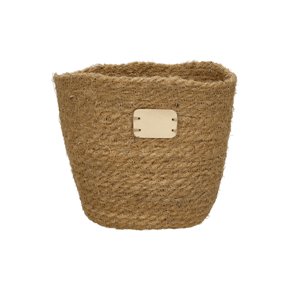 pomax ECKOO - kruidenpot - kokosvezel - DIA 15 x H 16 cm - bruin pomax ECKOO - kruidenpot - kokosvezel - DIA 15 x H 16 cm - bruin