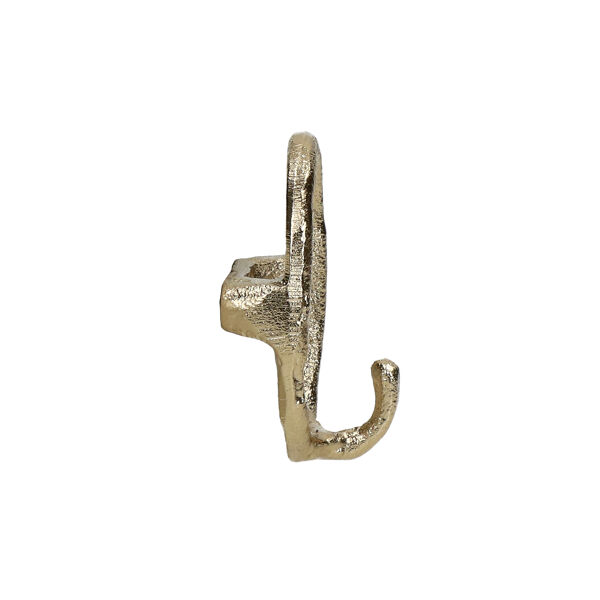 Pomax EVANNA - Wandhaak - Aluminium - L 6 X W 4 5 X H 8 8 Cm - Goud