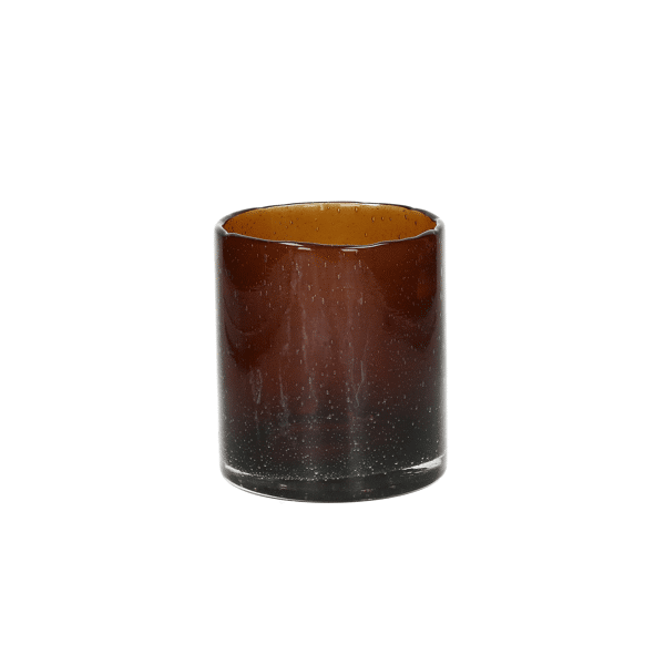 pomax FIRENZE - windlicht - glas - DIA 12 5 x H 14 cm - roest