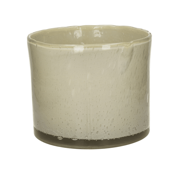 pomax FIRENZE - windlicht - glas - DIA 23 x H 20 cm - beige