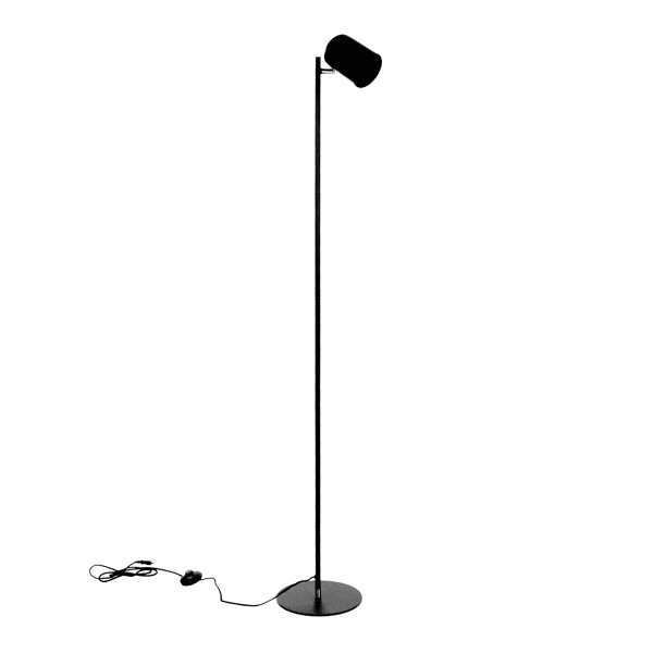 pomax HARBIN - vloerlamp - metaal - DIA 10 x H 154 cm - zwart pomax HARBIN - vloerlamp - metaal - DIA 10 x H 154 cm - zwart