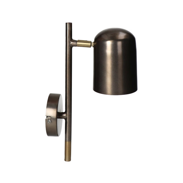 Pomax HARBIN - Wandlamp - Metaal - DIA 10 X H 32 Cm - Koper