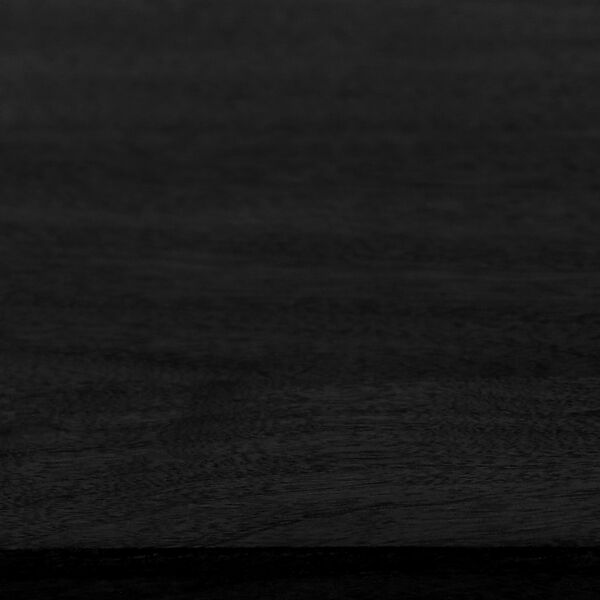 Pomax HOPPER - Zitbank - Acacia Hout - L 180 X W 40 X H 45 Cm - Zwart