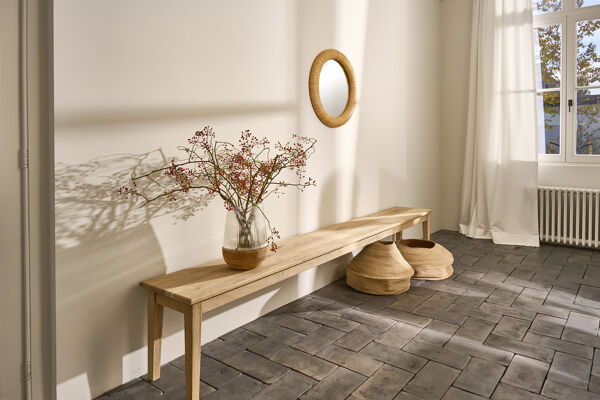 Pomax IMAGINAR - Spiegel - Rotan / Mdf - DIA 60 X W 5 Cm - Naturel