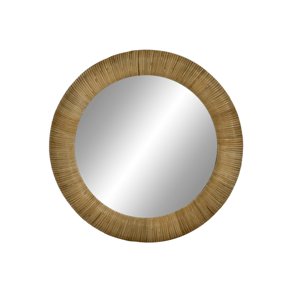 pomax IMAGINAR - spiegel - rotan / mdf - DIA 60 x W 5 cm - naturel