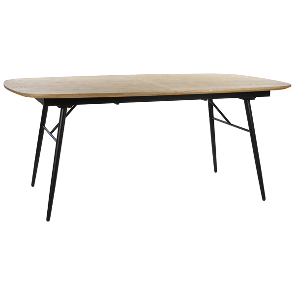 pomax ITALO - uitschuifbare tafel - mdf / hout fineer / metaal - L 180/230 x W 105 x H 76 cm - naturel