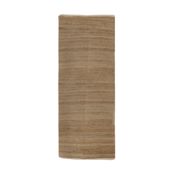 pomax JAYA - tapijt - jute / katoen - L 200 x W 70 cm - naturel