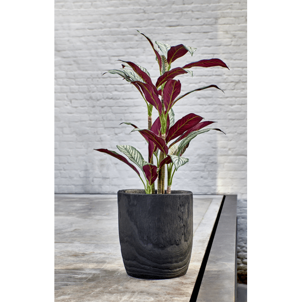 Pomax JUNGLE FEVER - Artificiële Plant In Pot - Kunststof - H 100 Cm - Groen