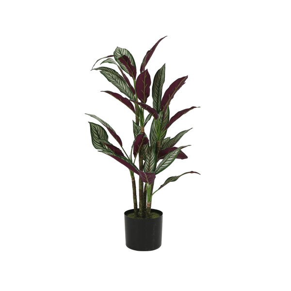 pomax JUNGLE FEVER - artificiële plant in pot - kunststof - H 100 cm - groen