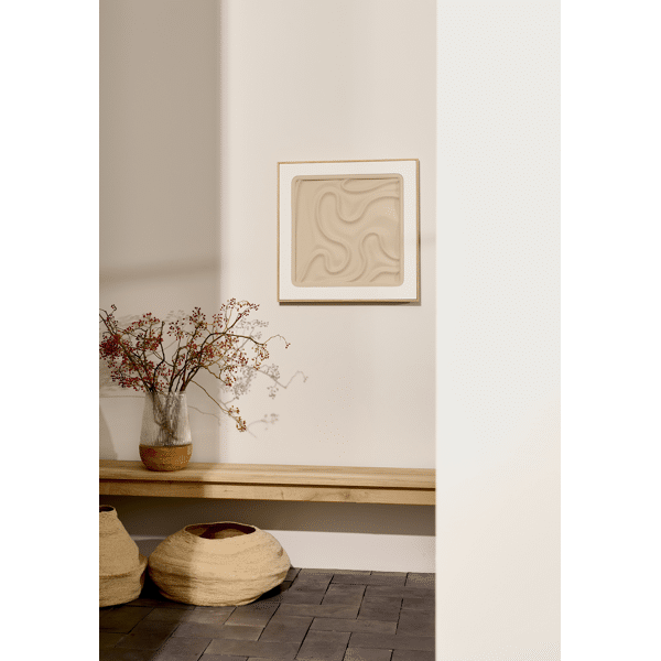 Pomax LA MARÉE BASSE - Muur Deco - Hout - L 60 X W 3 5 X H 60 Cm - Beige