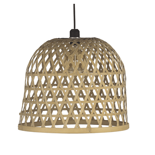 pomax LAESO - hanglamp - bamboe - DIA 41 x H 36 cm - naturel